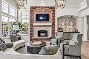 Living room with tv
